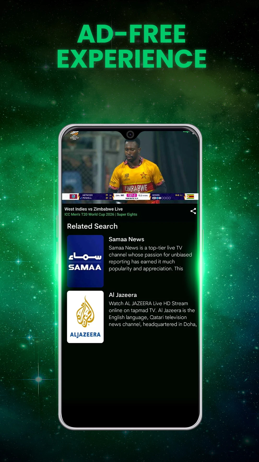 tapmad: Live Sports screenshot